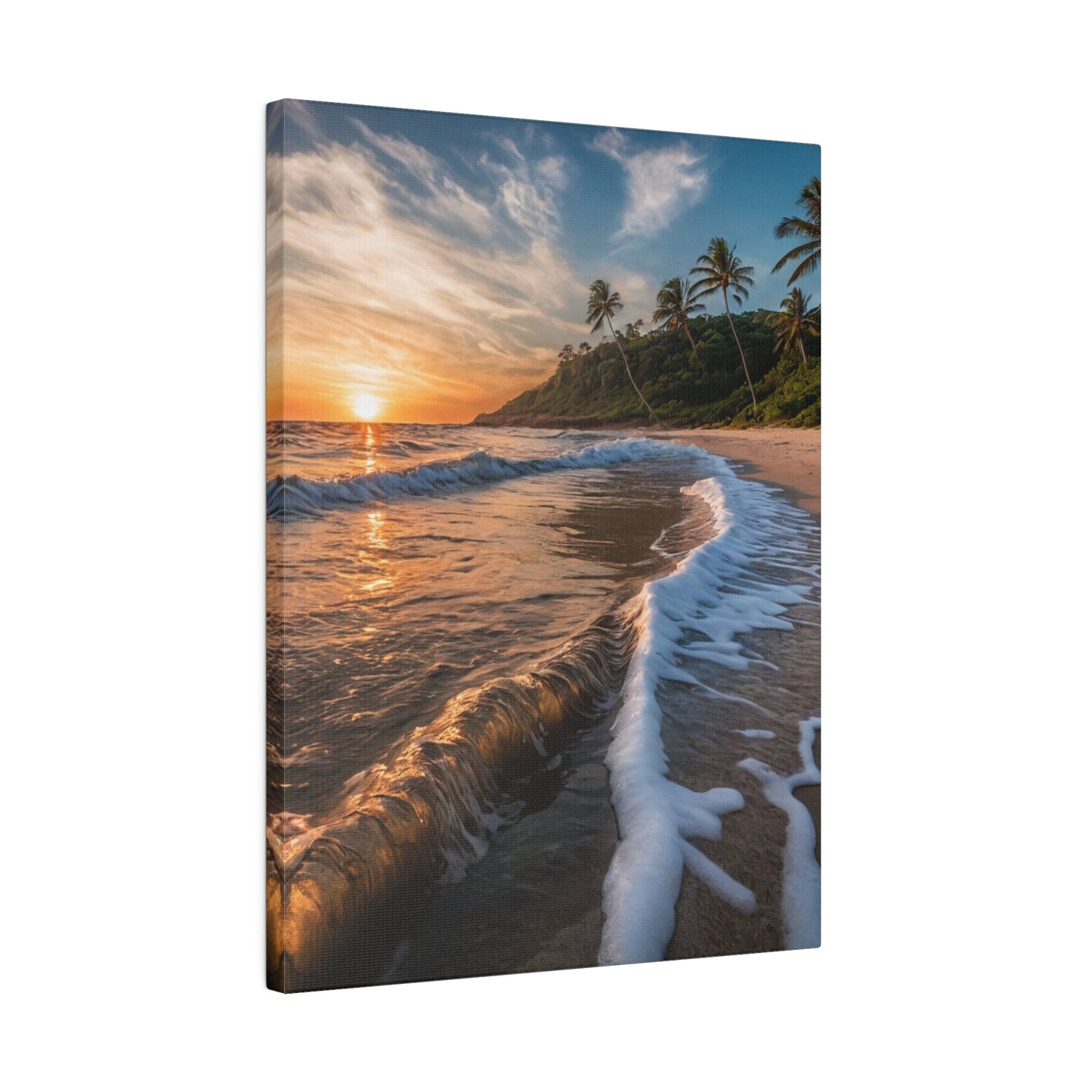 Tropical Beach View - Wall Art - Aestheticanvas