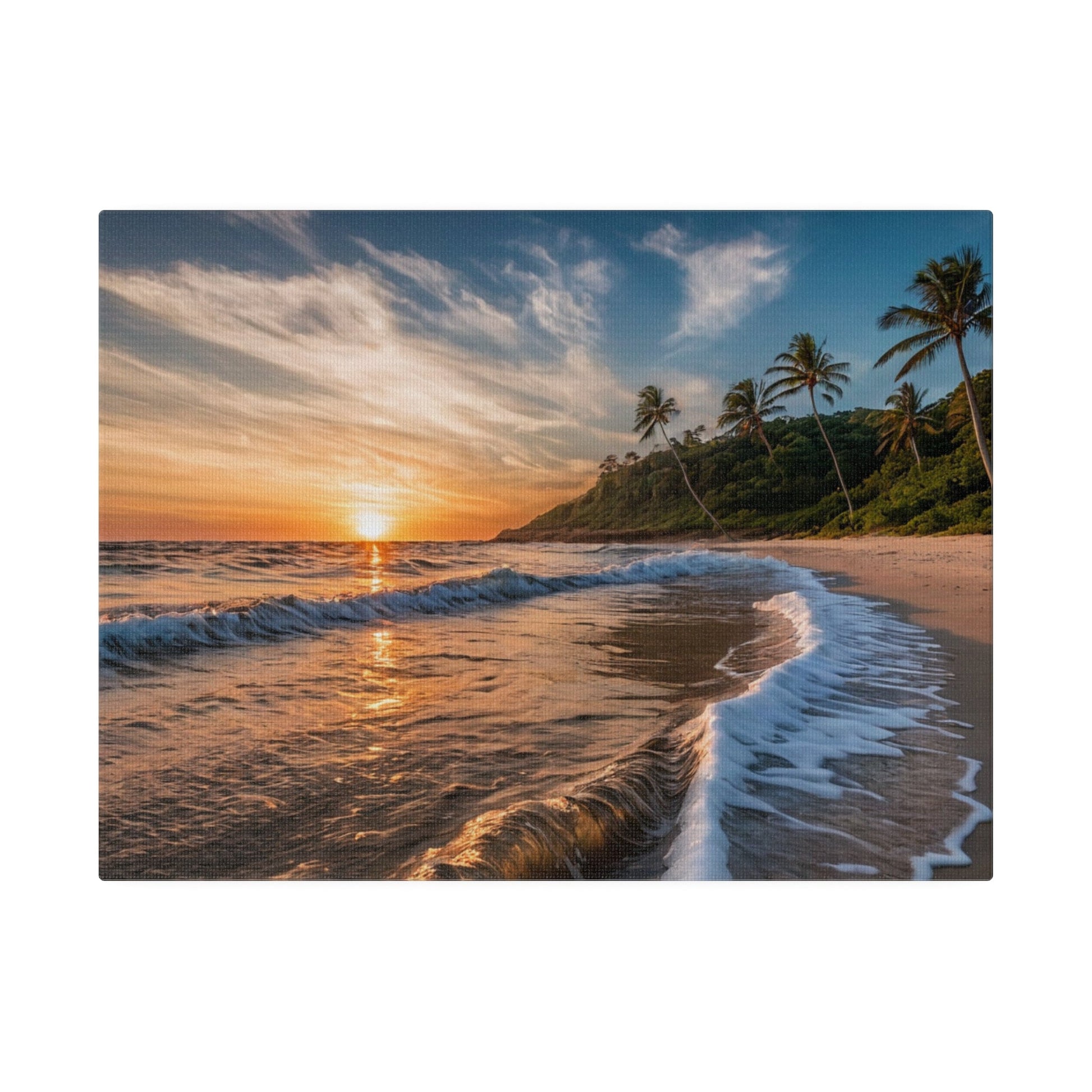 Tropical Beach View - Wall Art - Aestheticanvas