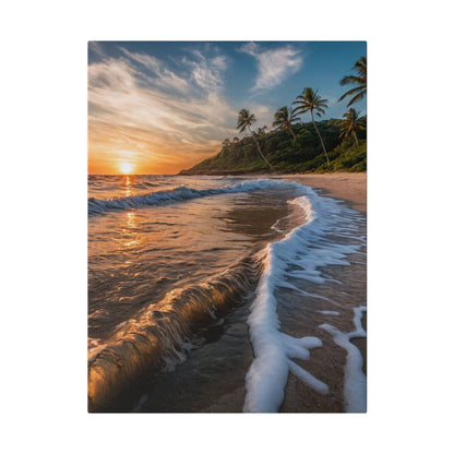 Tropical Beach View - Wall Art - Aestheticanvas