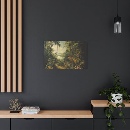 Tropical Forest Path Tranquillity - Limited Wall Art - Aestheticanvas