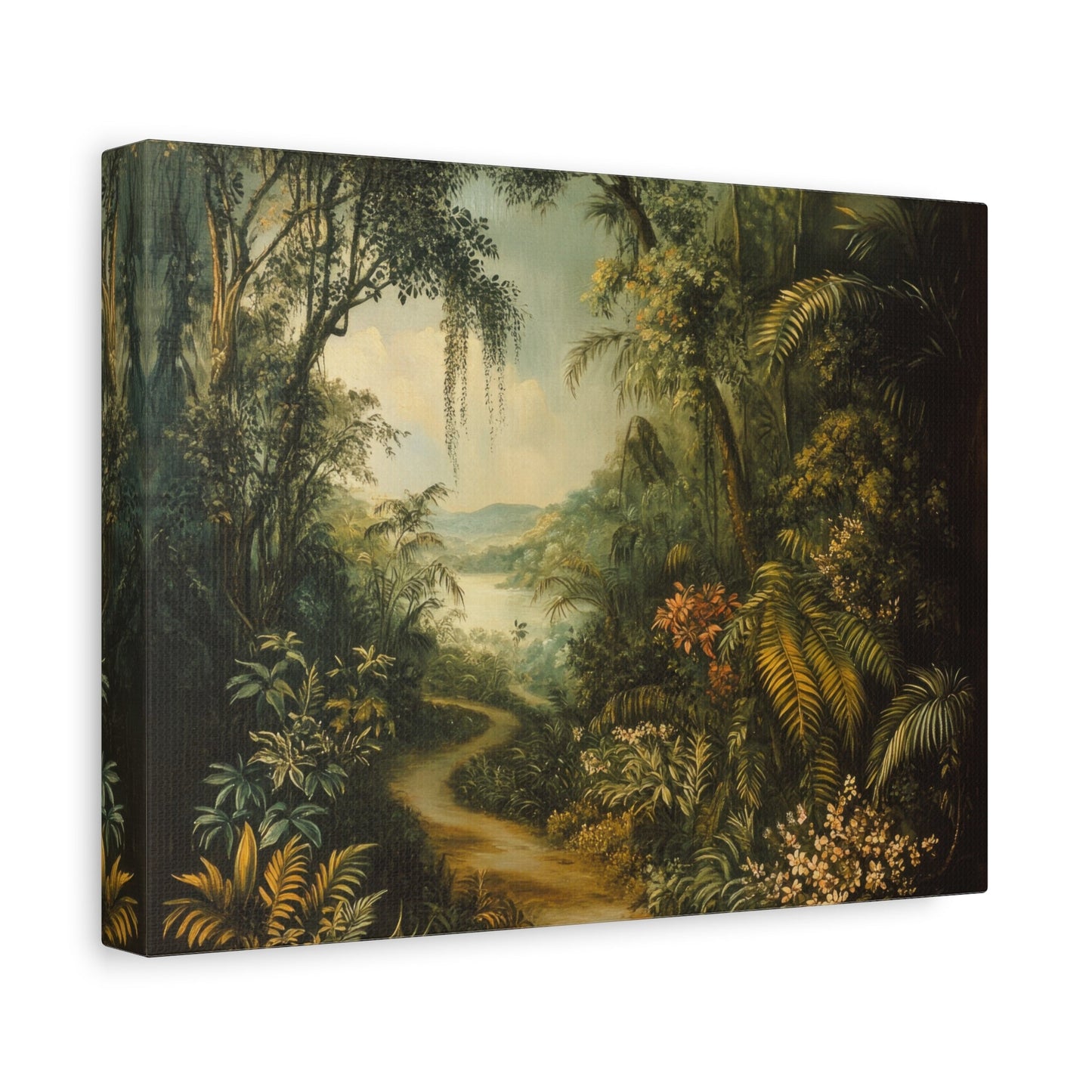 Tropical Forest Path Tranquillity - Limited Wall Art - Aestheticanvas