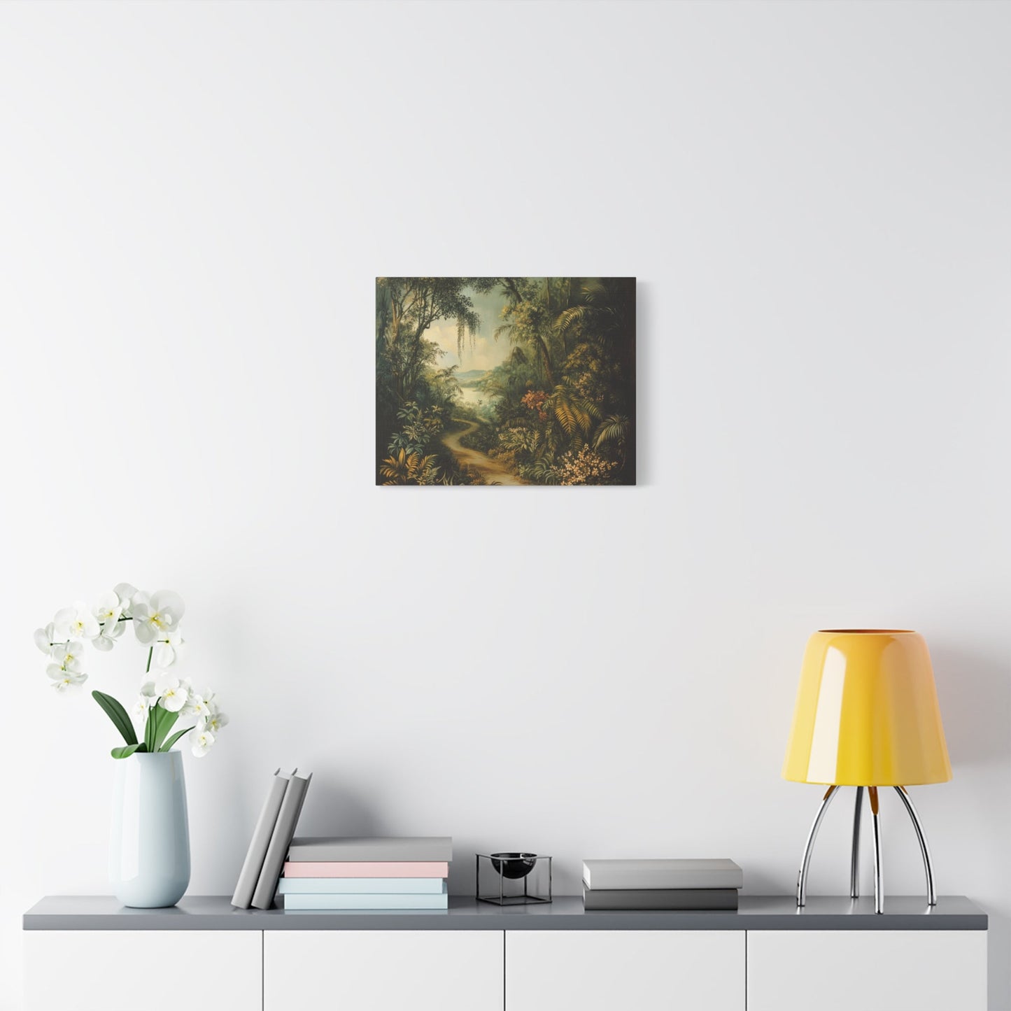 Tropical Forest Path Tranquillity - Limited Wall Art - Aestheticanvas