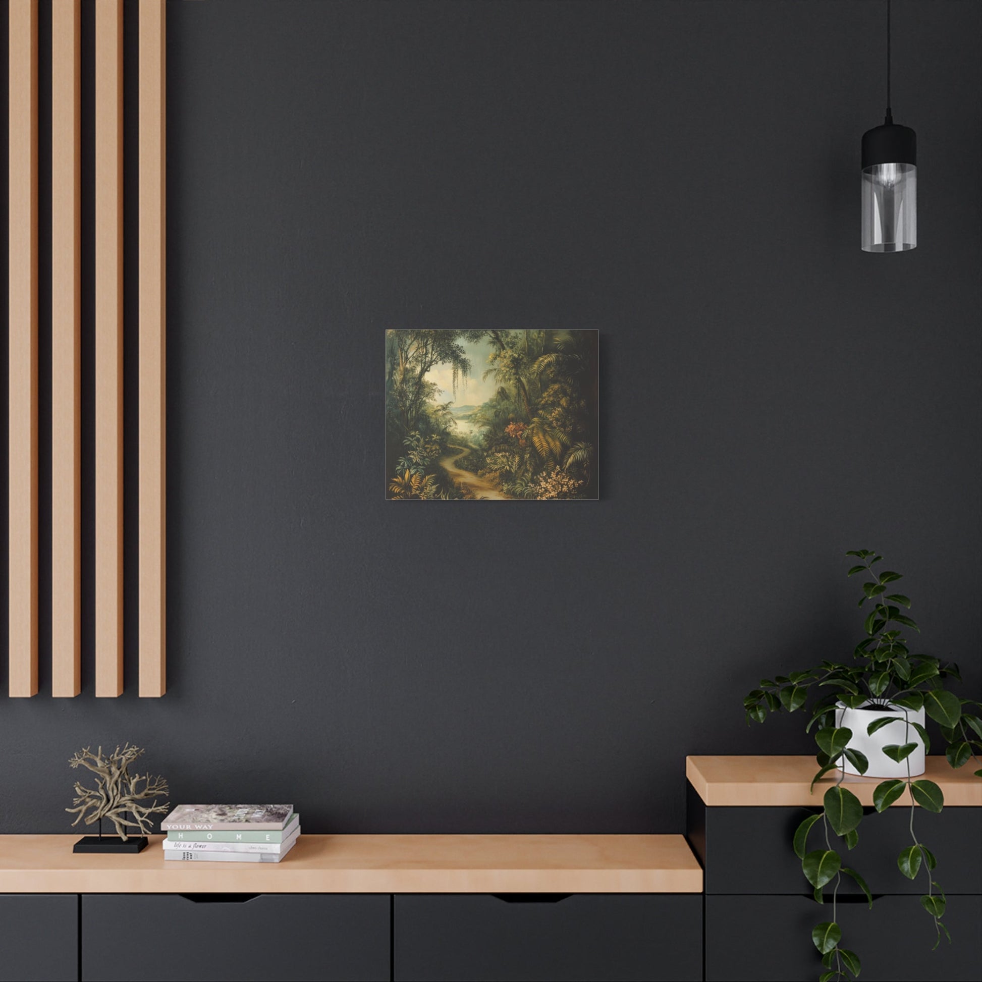 Tropical Forest Path Tranquillity - Limited Wall Art - Aestheticanvas