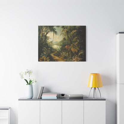 Tropical Forest Path Tranquillity - Limited Wall Art - Aestheticanvas