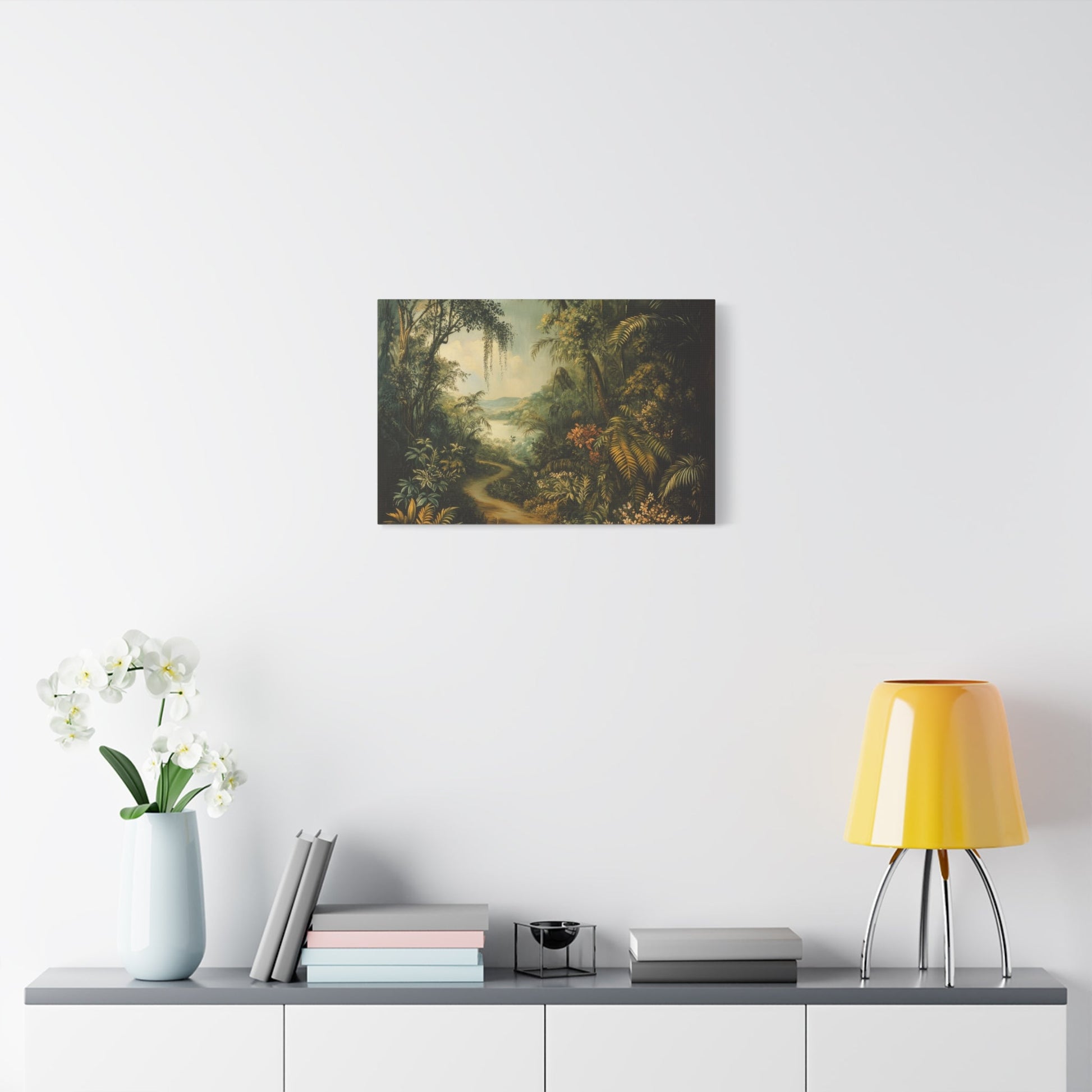 Tropical Forest Path Tranquillity - Limited Wall Art - Aestheticanvas