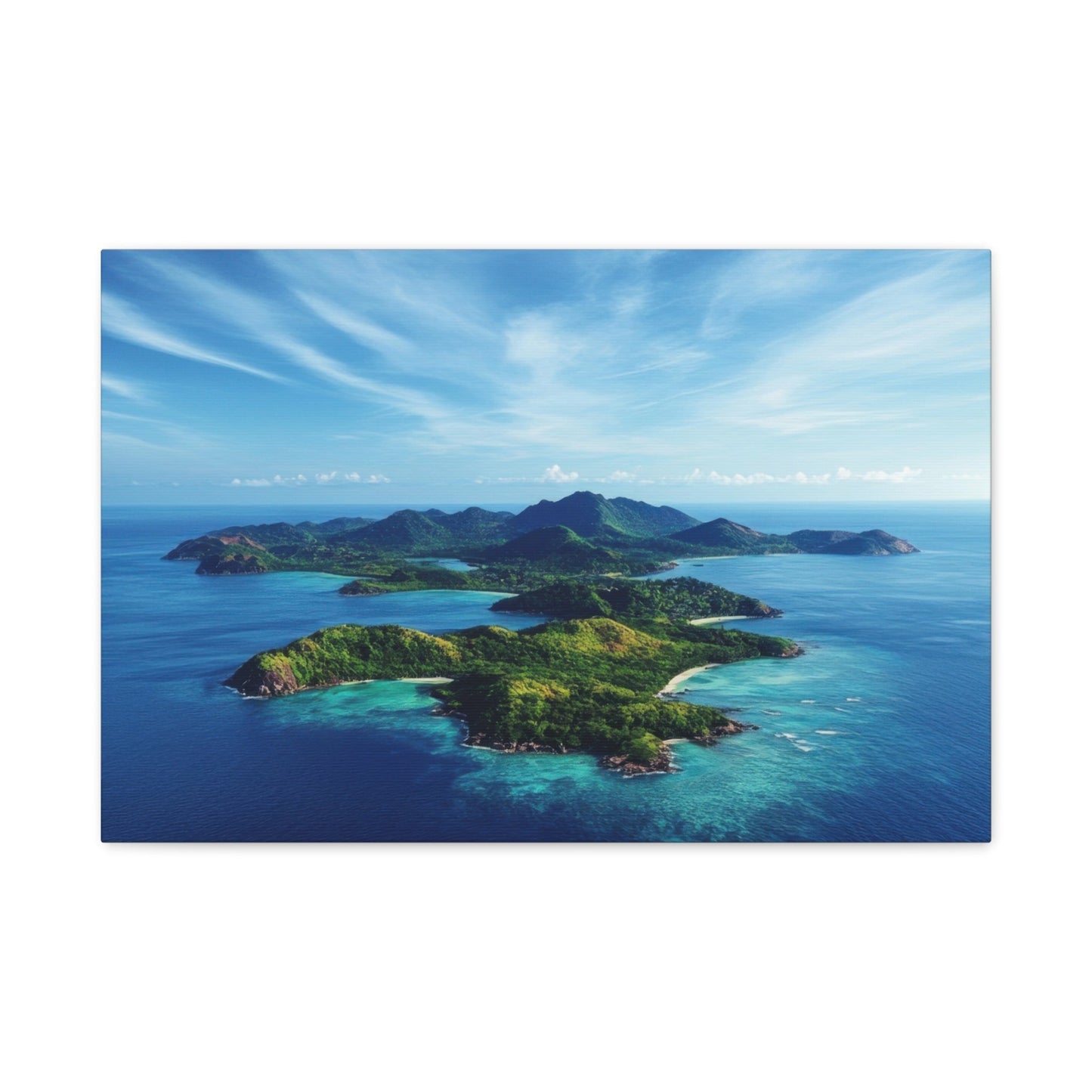 Tropical Island Serenity - Landscape Wall Art - Aestheticanvas