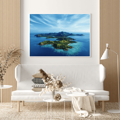 Tropical Island Serenity - Landscape Wall Art - Aestheticanvas