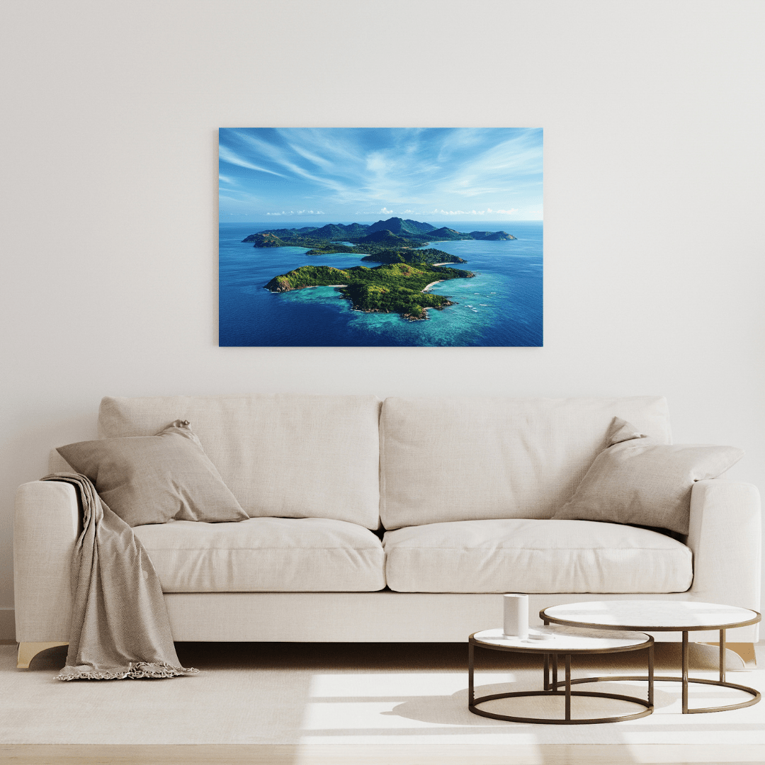 Tropical Island Serenity - Landscape Wall Art - Aestheticanvas