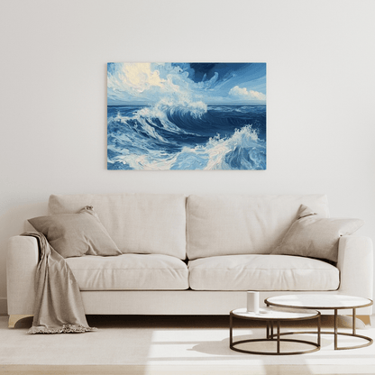 Turbulent Ocean in Motion - Sea Wall Art - Aestheticanvas