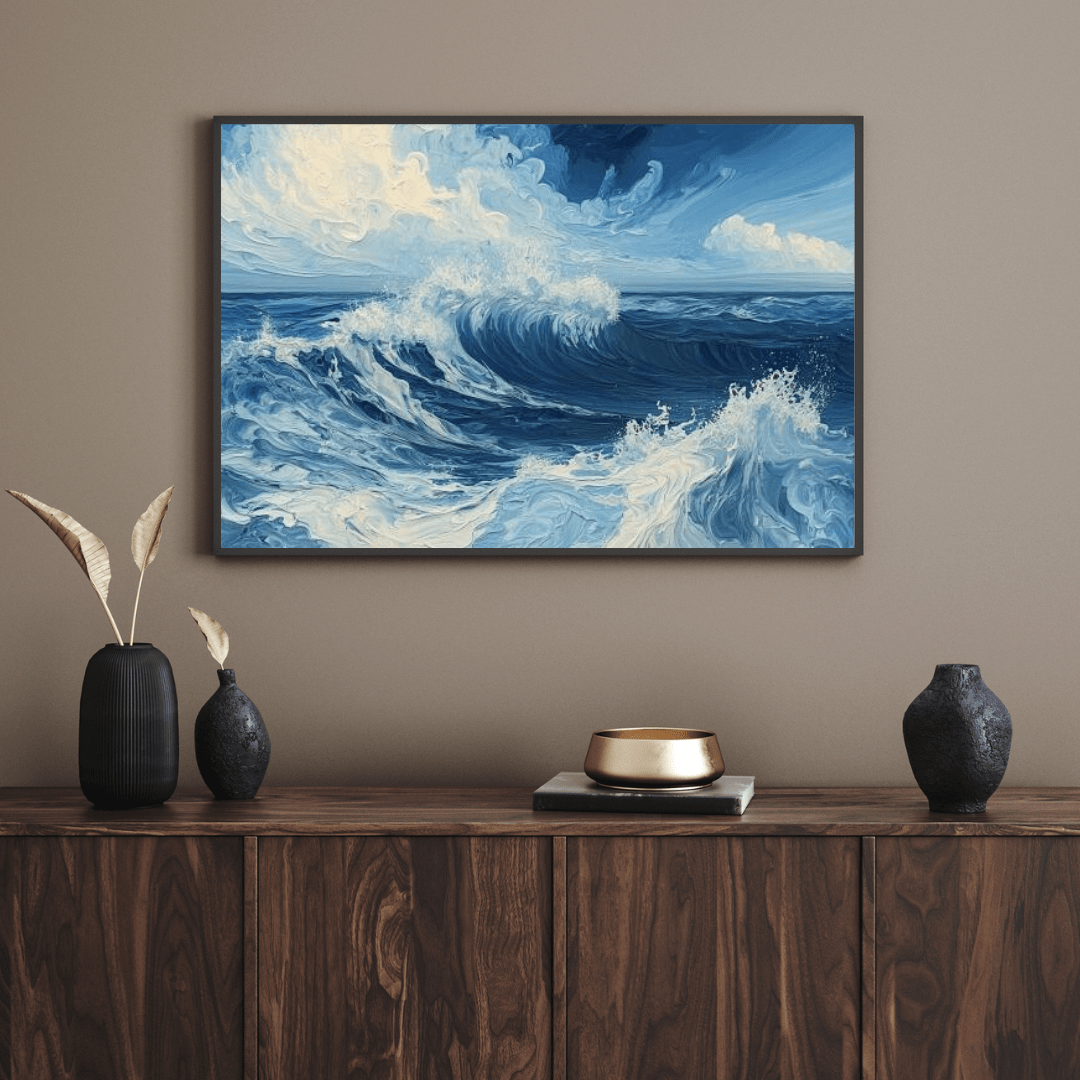 Turbulent Ocean in Motion - Sea Wall Art - Aestheticanvas