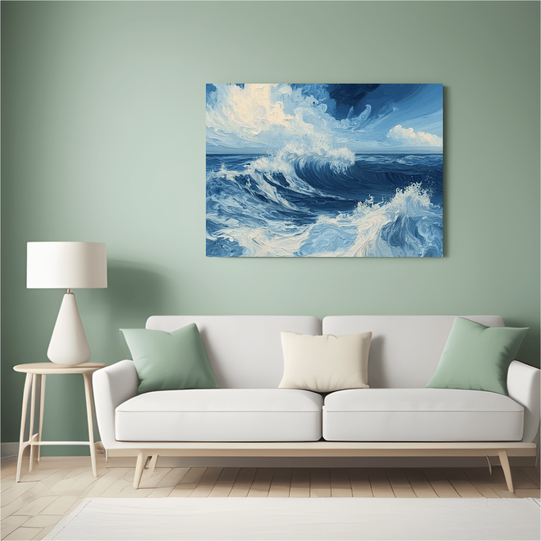 Turbulent Ocean in Motion - Sea Wall Art - Aestheticanvas