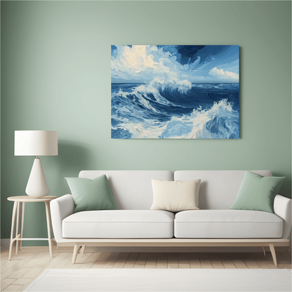 Turbulent Ocean in Motion - Sea Wall Art - Aestheticanvas