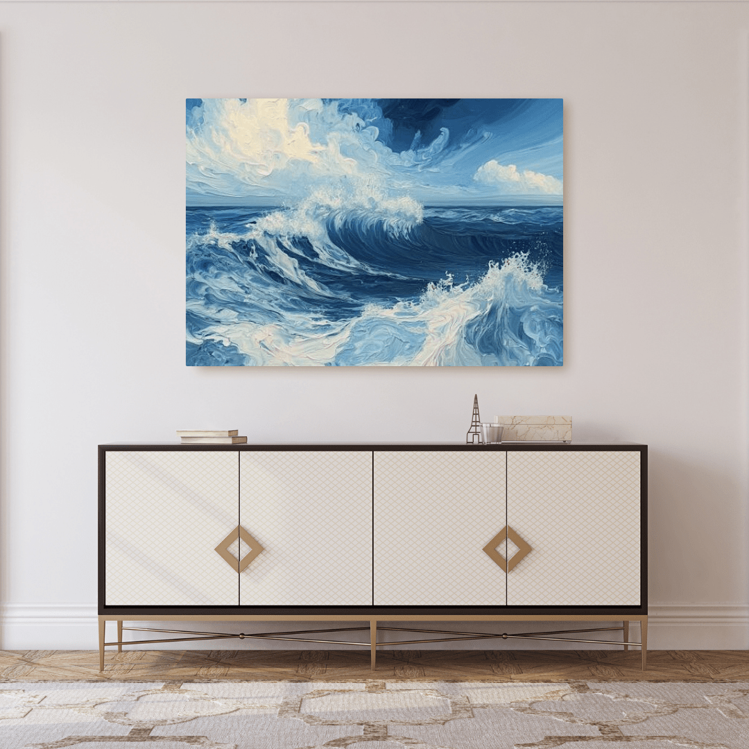 Turbulent Ocean in Motion - Sea Wall Art - Aestheticanvas