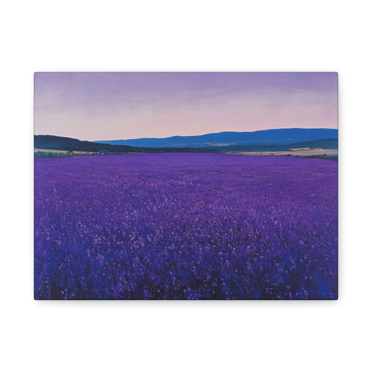 Twilight Lavender Serenity - Landscape Wall Art - Aestheticanvas