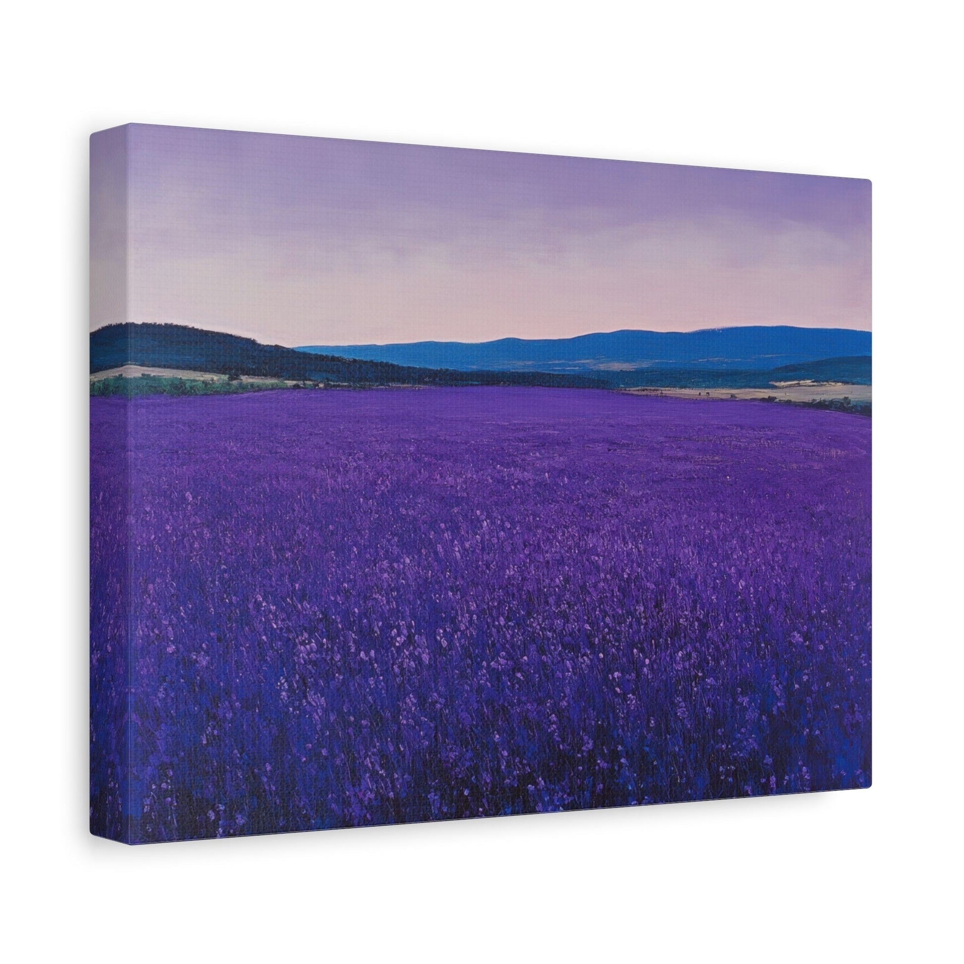 Twilight Lavender Serenity - Landscape Wall Art - Aestheticanvas