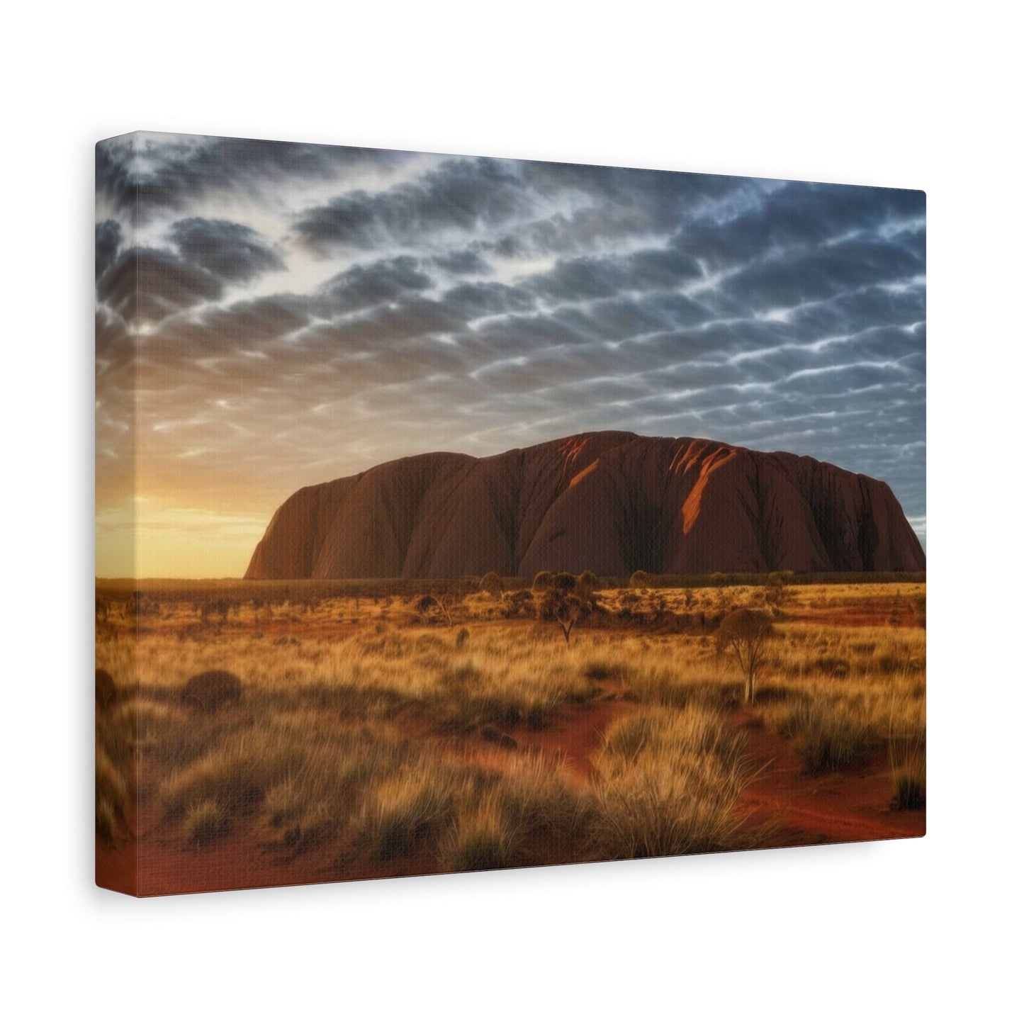 Uluru Sunset Glory - Landscape Wall Art - Aestheticanvas