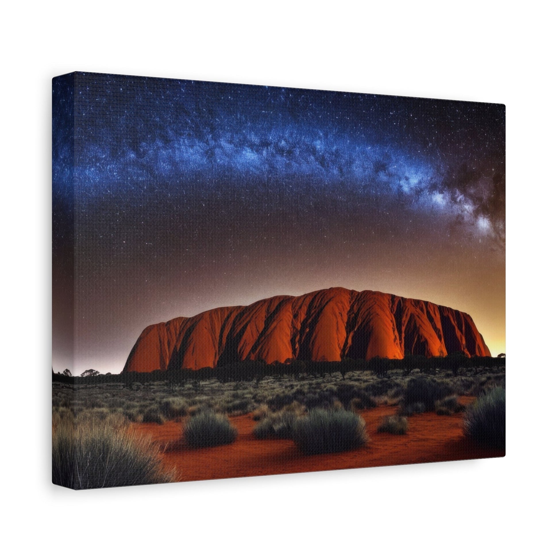 Uluru Under the Stars - Landscape Wall Art - Aestheticanvas