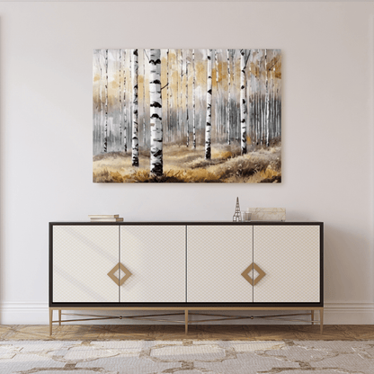 Vernal Birch Forest - Wall Art - Aestheticanvas