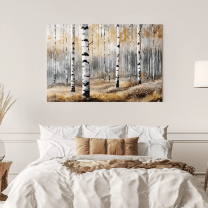 Vernal Birch Forest - Wall Art - Aestheticanvas