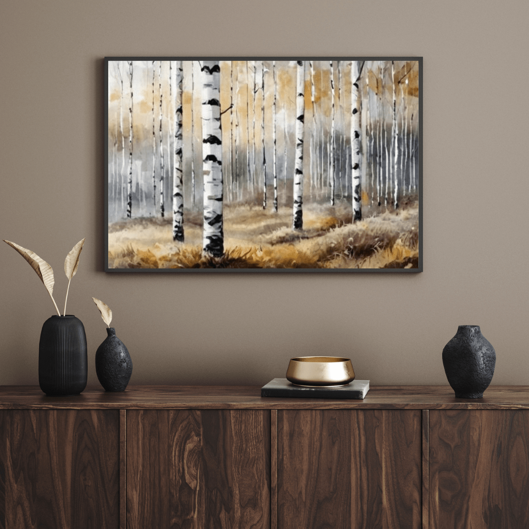 Vernal Birch Forest - Wall Art - Aestheticanvas