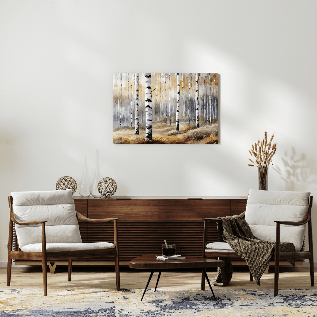 Vernal Birch Forest - Wall Art - Aestheticanvas