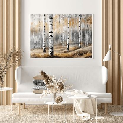 Vernal Birch Forest - Wall Art - Aestheticanvas