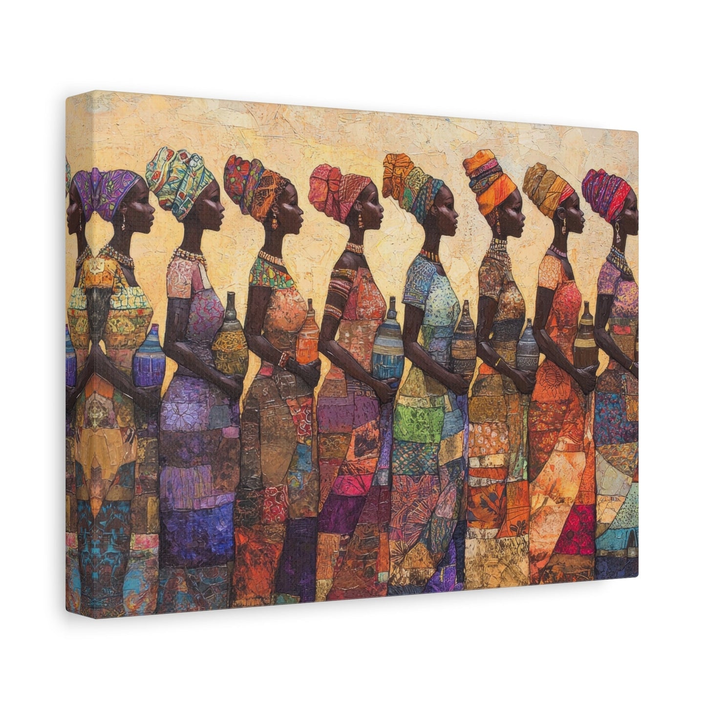 Vibrant African Women - Cultural Wall Art - Aestheticanvas