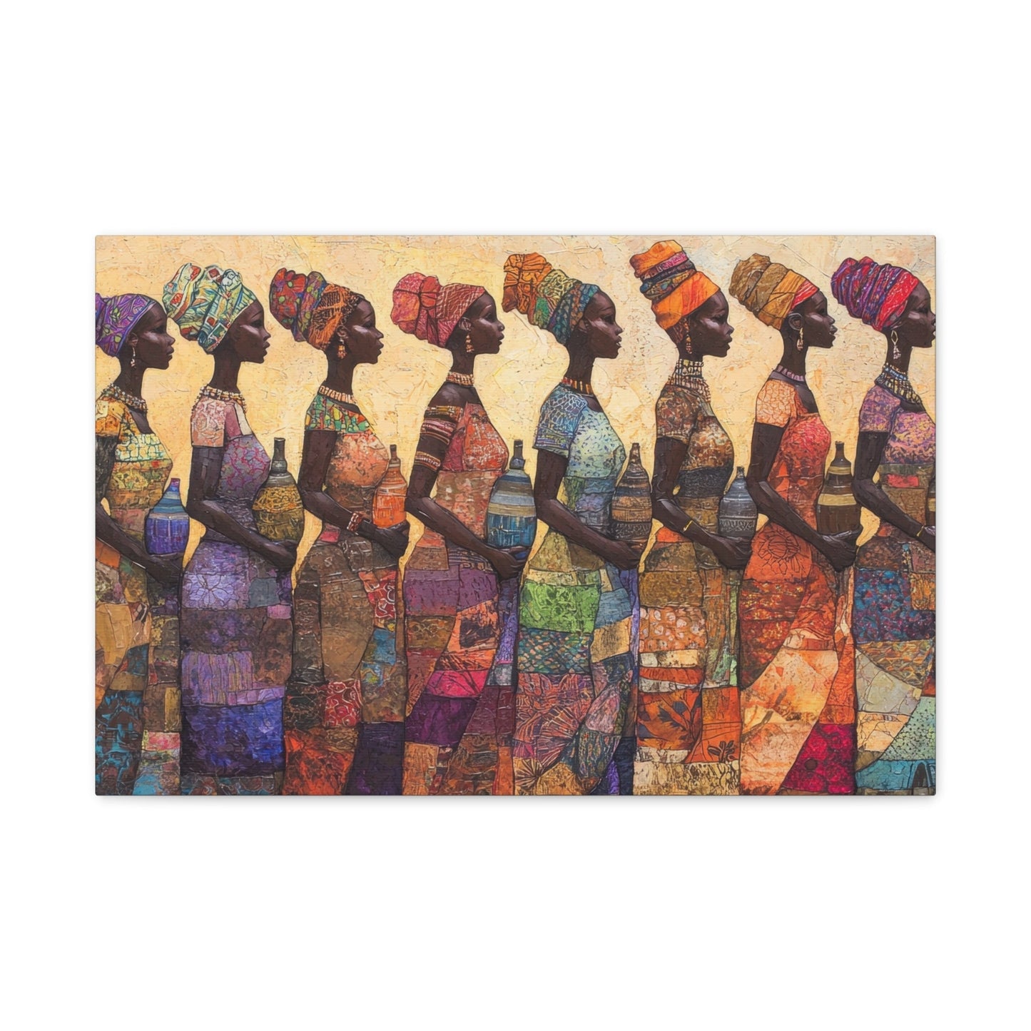 Vibrant African Women - Cultural Wall Art - Aestheticanvas