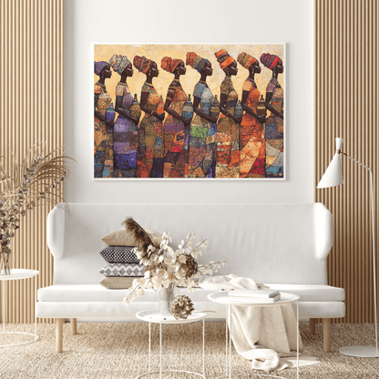 Vibrant African Women - Cultural Wall Art - Aestheticanvas