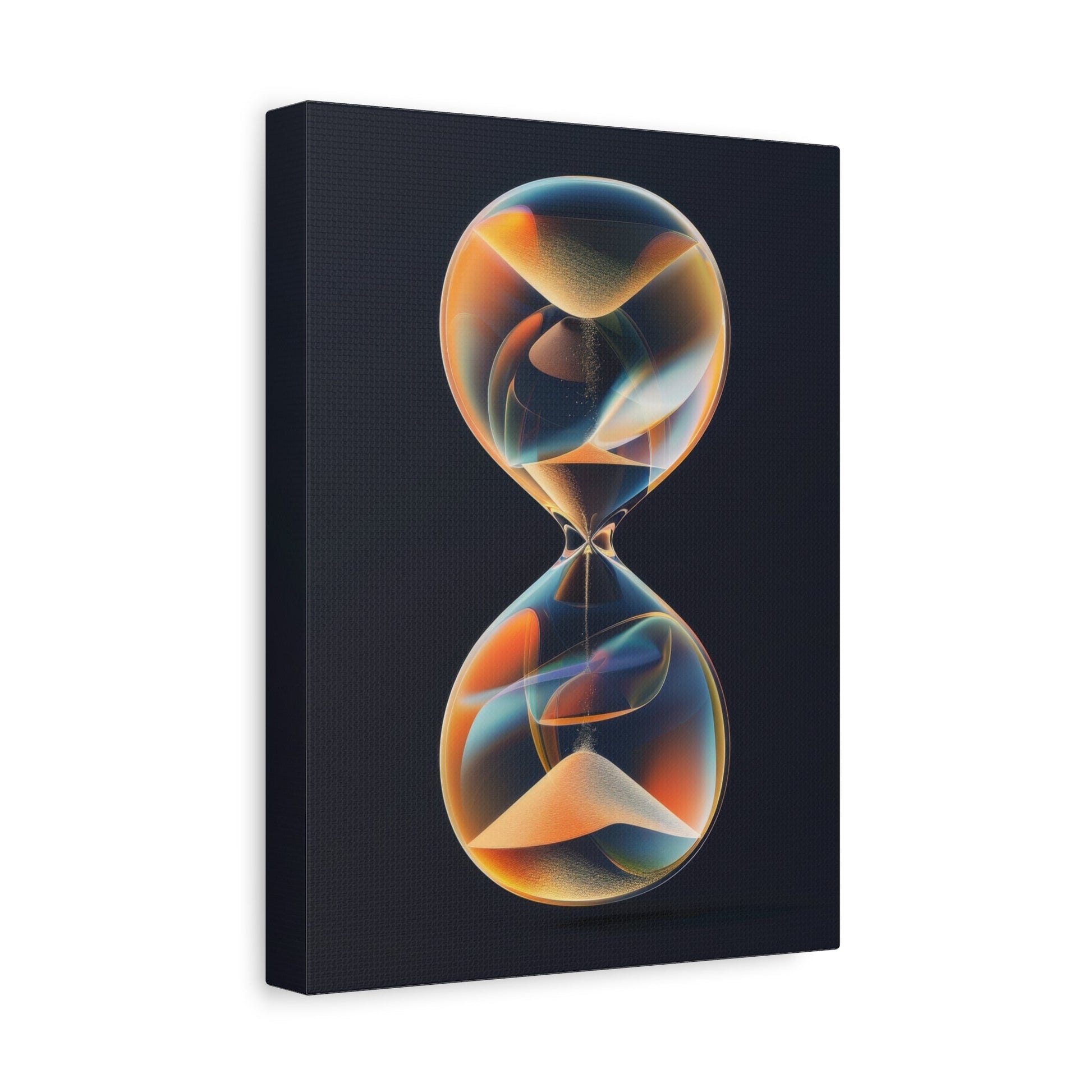 Vibrant Infinity Hourglass - Abstract Wall Art - Aestheticanvas