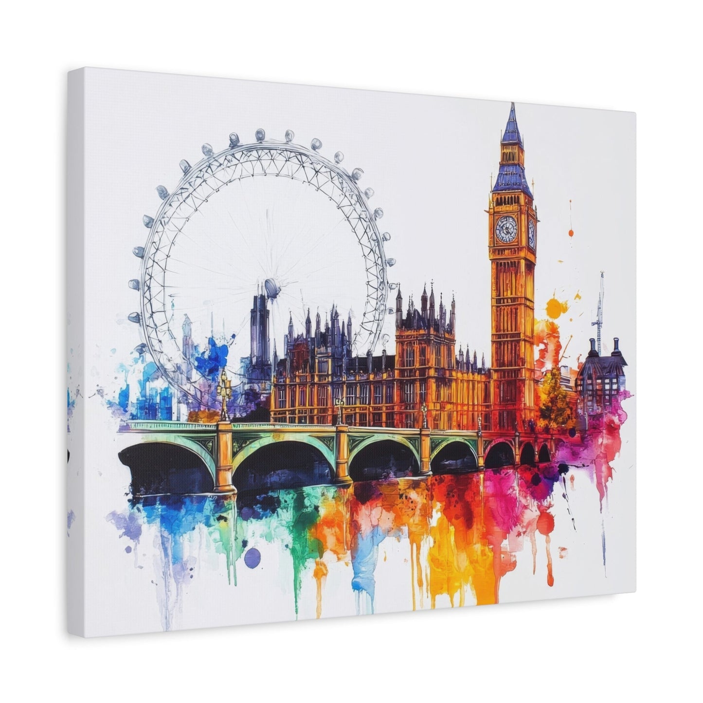 Vibrant London Skyline - Cityscape Wall Art - Aestheticanvas