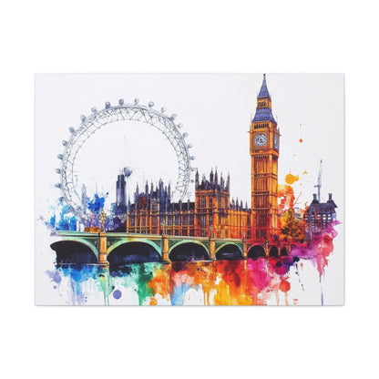 Vibrant London Skyline - Cityscape Wall Art - Aestheticanvas