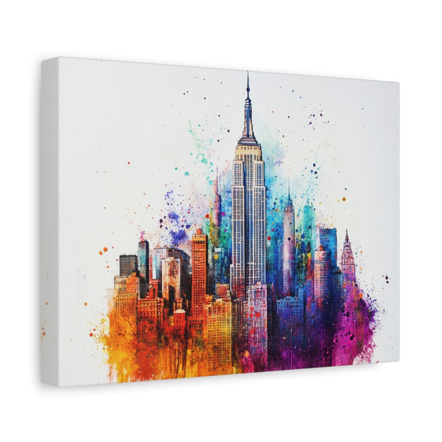 Vibrant New York Skyline - Cityscape Wall Art - Aestheticanvas