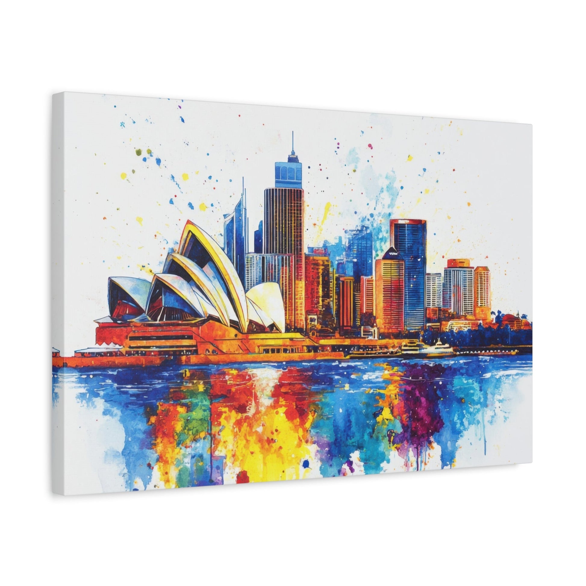 Vibrant Sydney Skyline - Cityscape Wall Art - Aestheticanvas