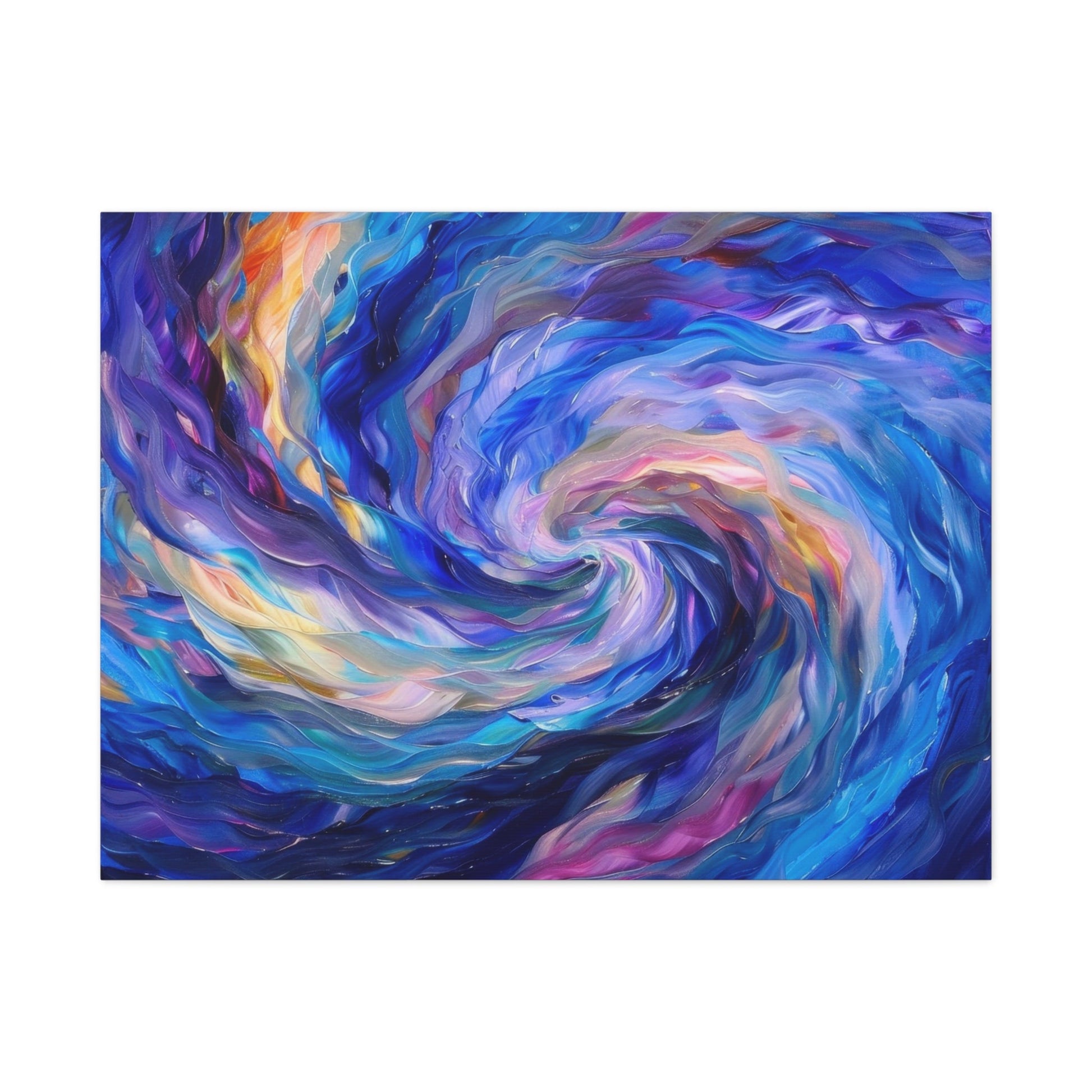 Vibrant Vortex of Colours - Abstract Wall Art - Aestheticanvas