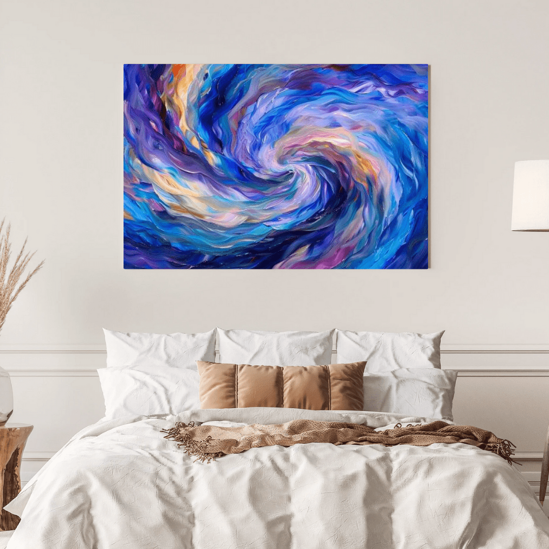 Vibrant Vortex of Colours - Abstract Wall Art - Aestheticanvas