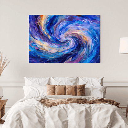 Vibrant Vortex of Colours - Abstract Wall Art - Aestheticanvas