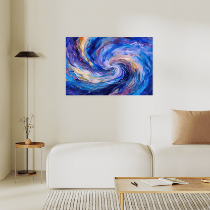 Vibrant Vortex of Colours - Abstract Wall Art - Aestheticanvas