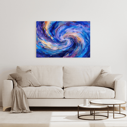 Vibrant Vortex of Colours - Abstract Wall Art - Aestheticanvas