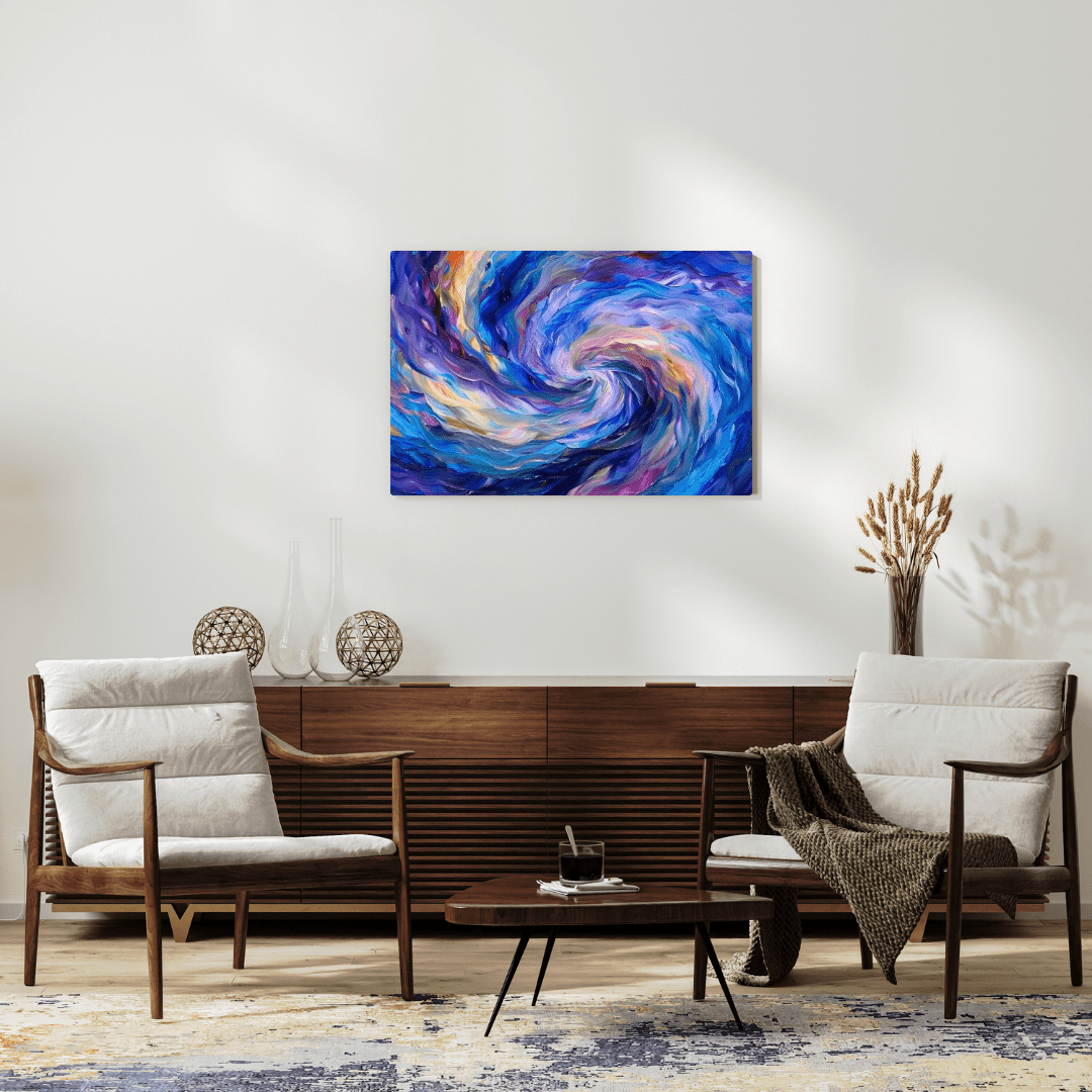 Vibrant Vortex of Colours - Abstract Wall Art - Aestheticanvas