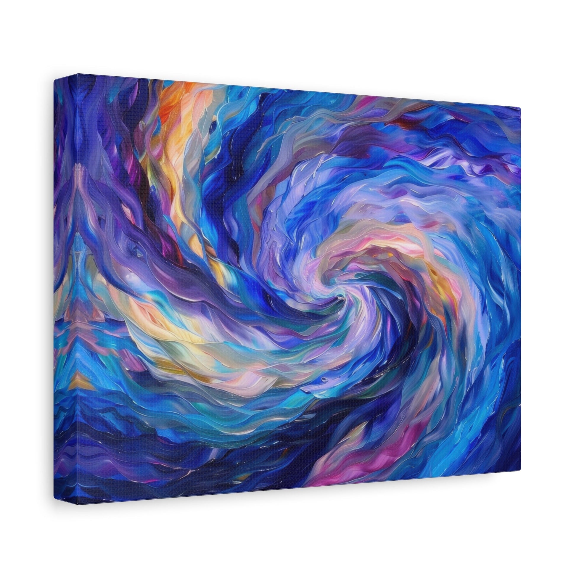 Vibrant Vortex of Colours - Abstract Wall Art - Aestheticanvas