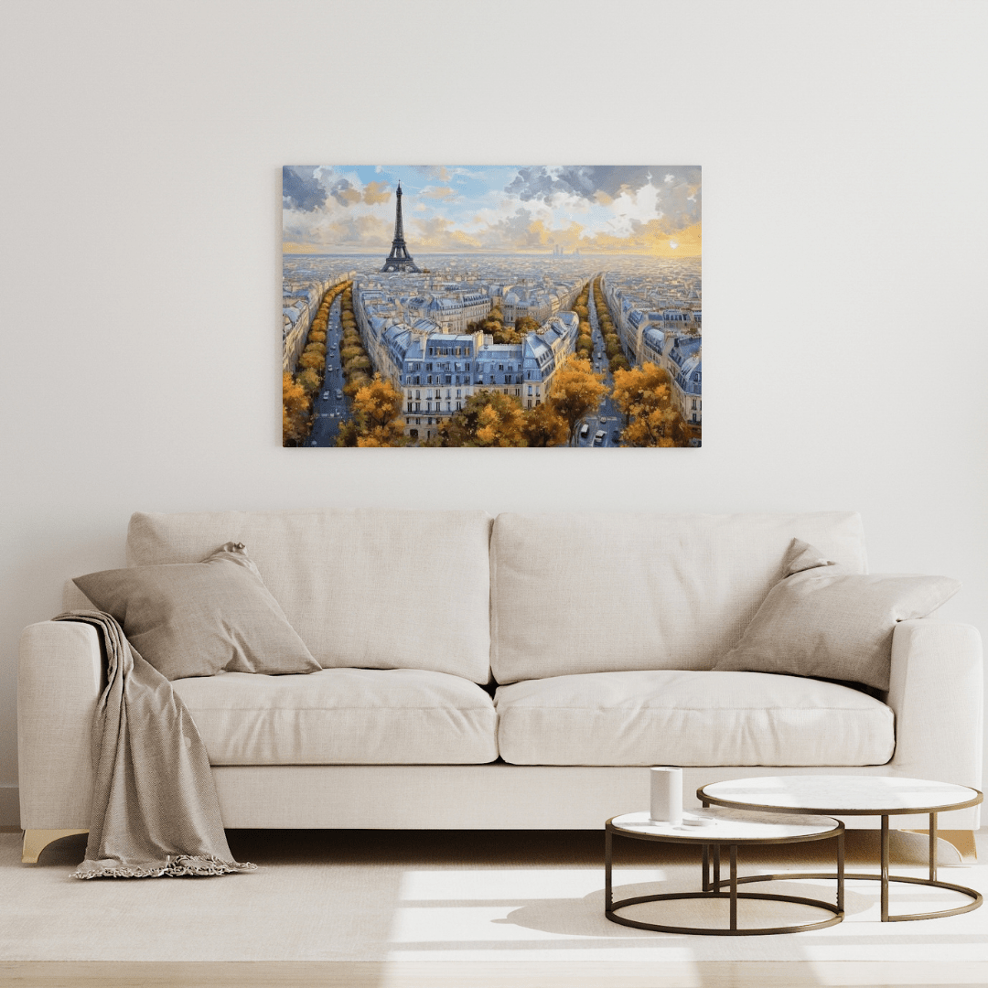 View Of Paris - City Wall Art - Aestheticanvas