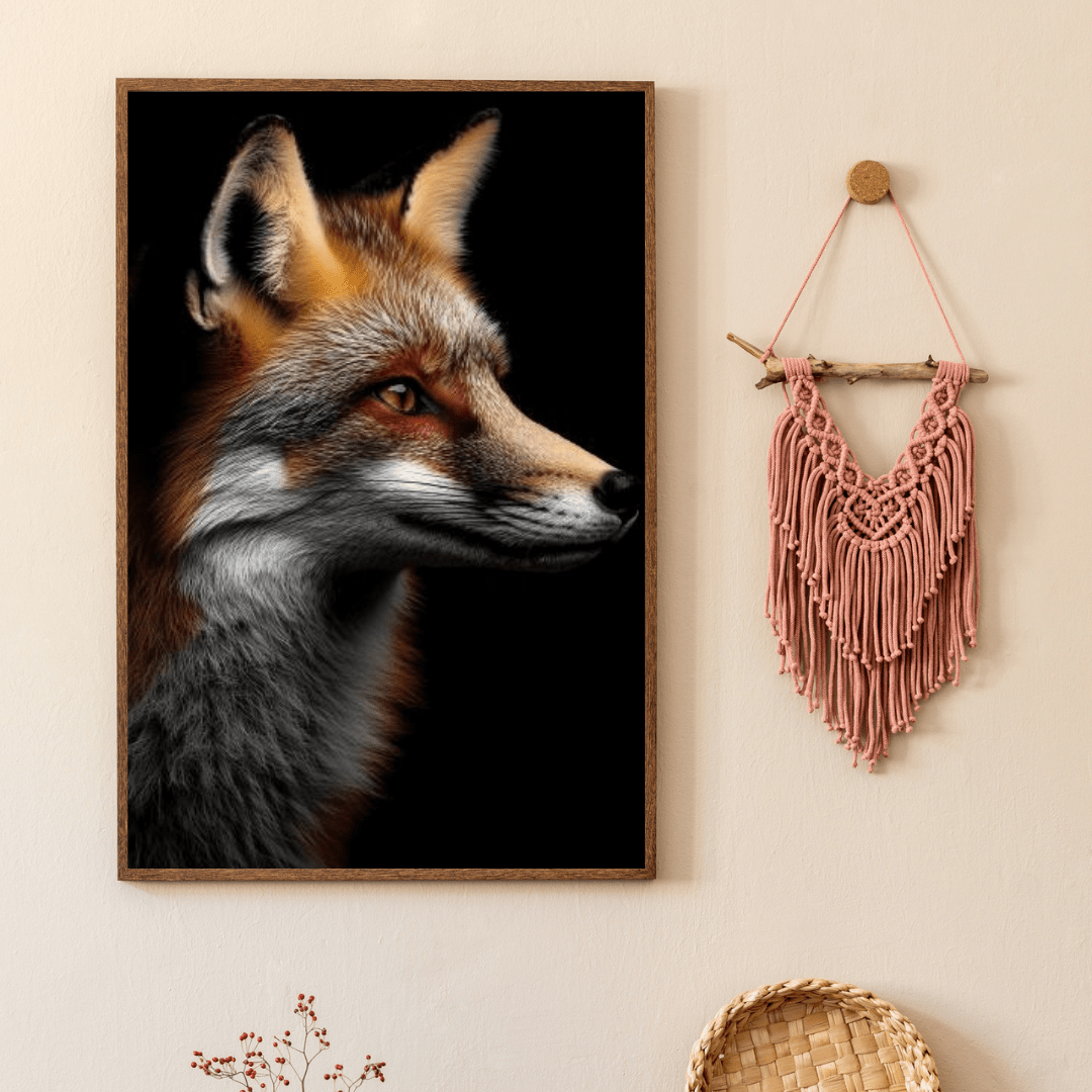 Vigilant Fox - Wildlife Wall Art - Aestheticanvas