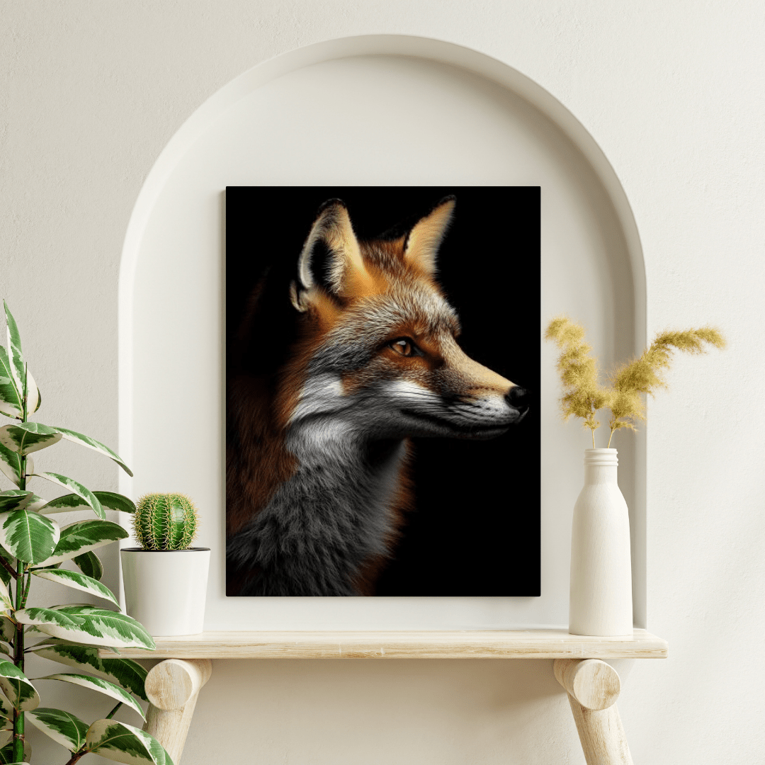 Vigilant Fox - Wildlife Wall Art - Aestheticanvas