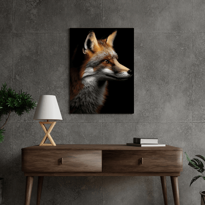 Vigilant Fox - Wildlife Wall Art - Aestheticanvas