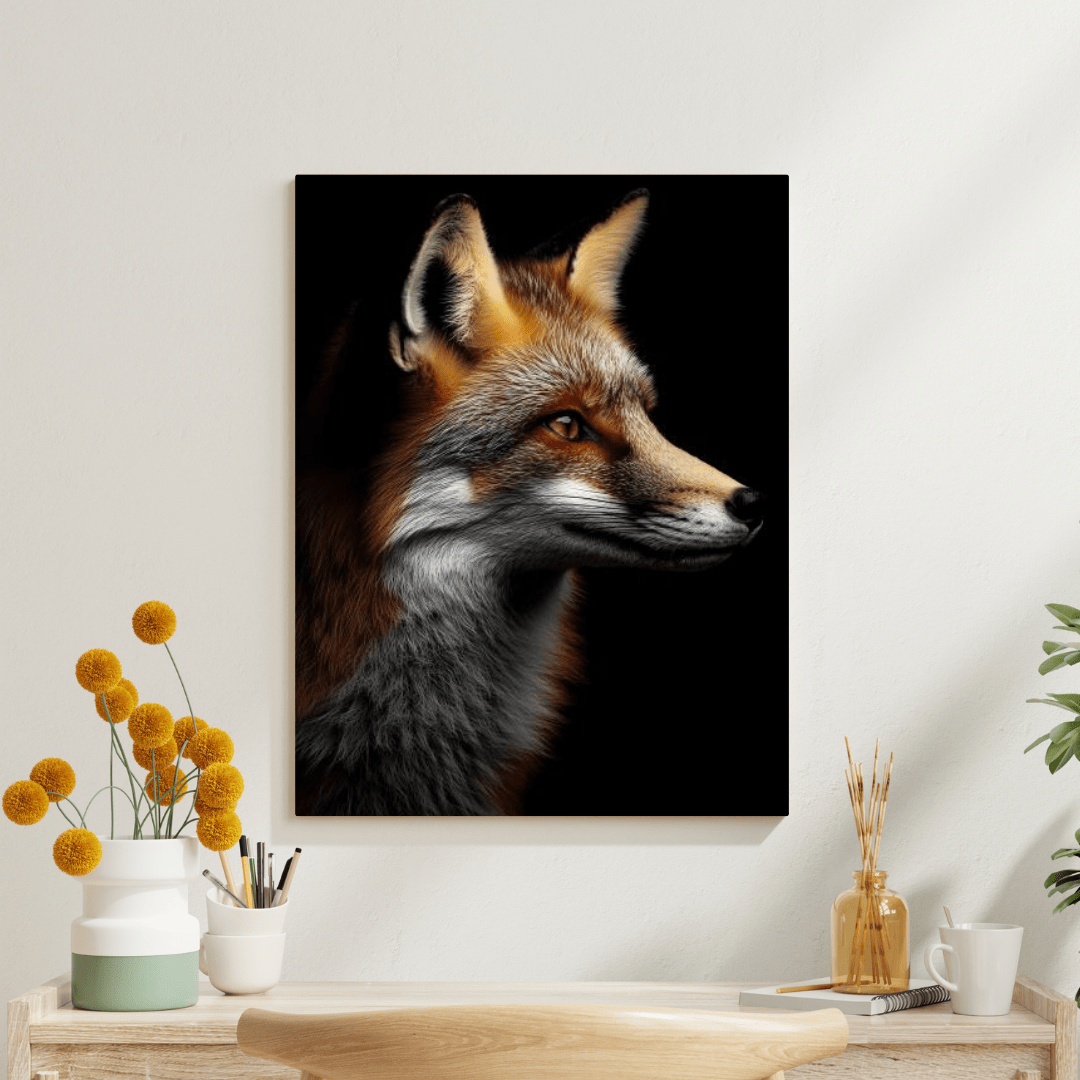 Vigilant Fox - Wildlife Wall Art - Aestheticanvas