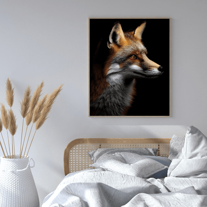 Vigilant Fox - Wildlife Wall Art - Aestheticanvas