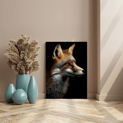 Vigilant Fox - Wildlife Wall Art - Aestheticanvas