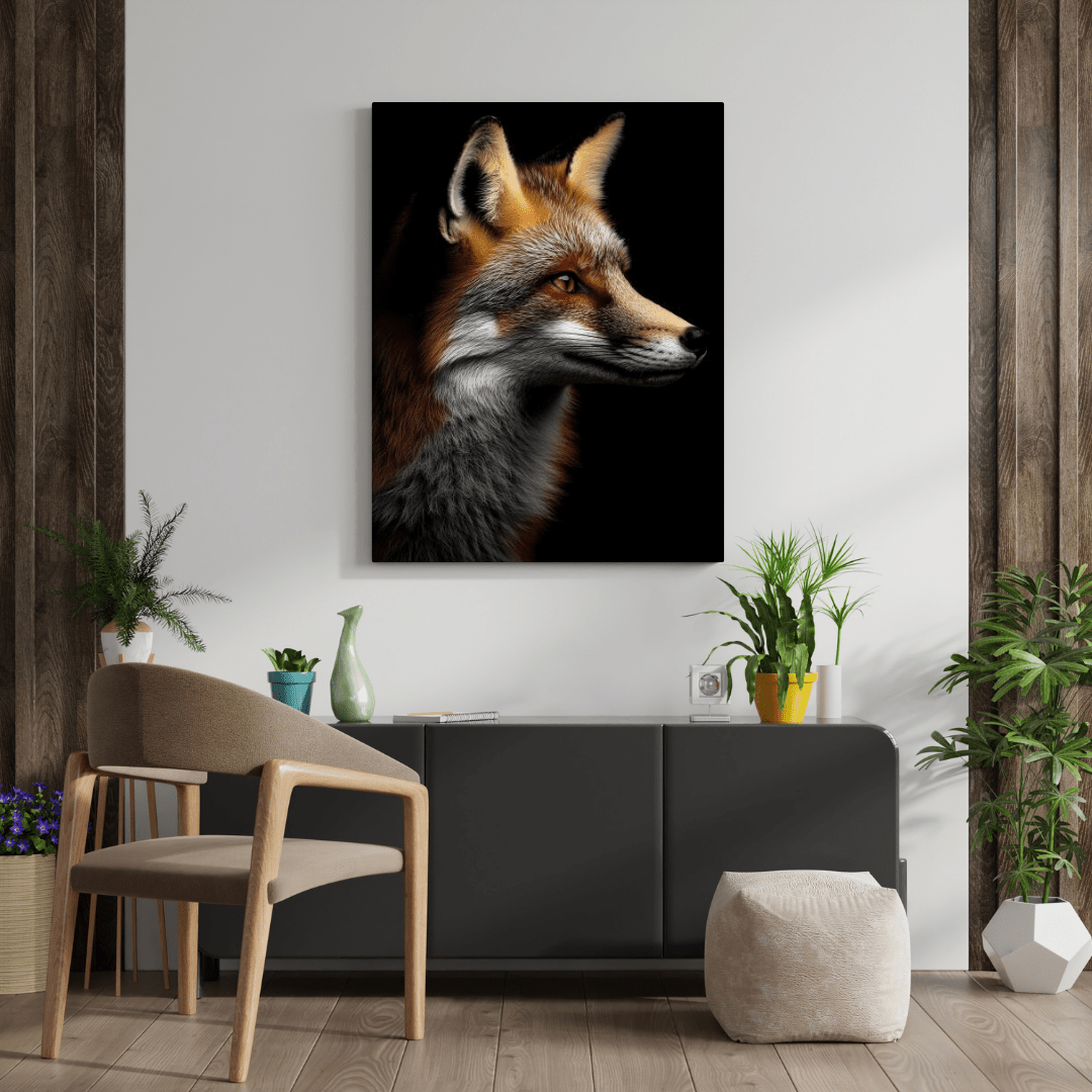 Vigilant Fox - Wildlife Wall Art - Aestheticanvas