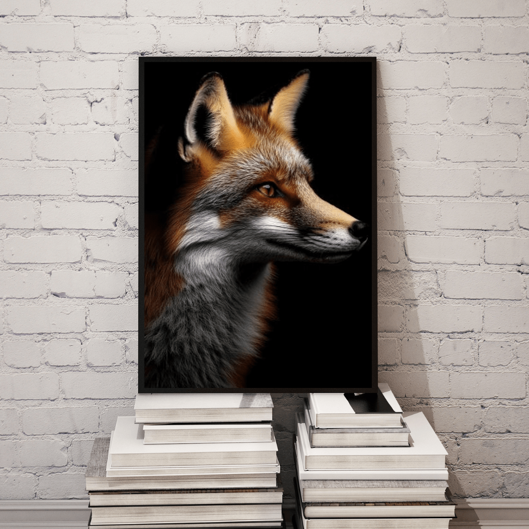 Vigilant Fox - Wildlife Wall Art - Aestheticanvas